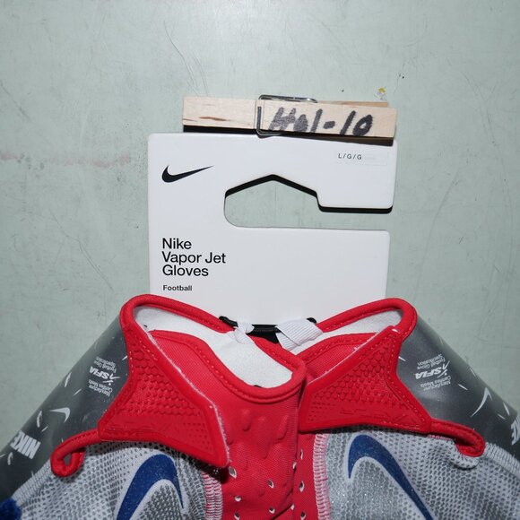These Nike Vapor Jet 7.0 Energy Football Gloves Size L Sticky Grippy NWT - Picture 5 of 6
